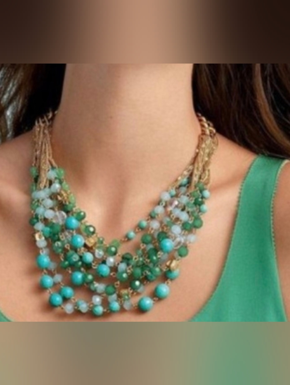 New Stella & Dot Maldives Necklace Signed & Stunning!